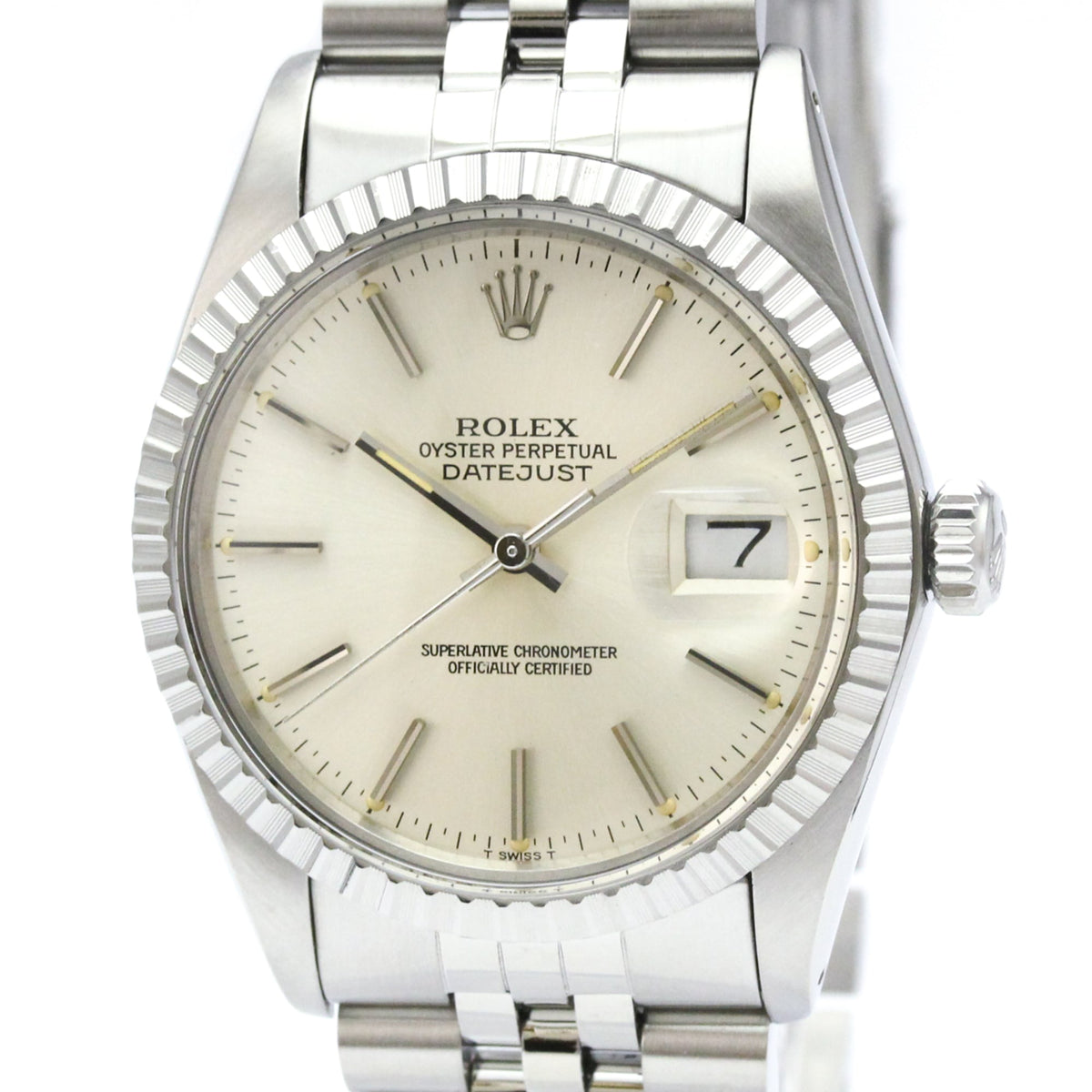 Rolex Datejust réf. 16030 – Acier et or blanc 18K, 36 mm (vintage)