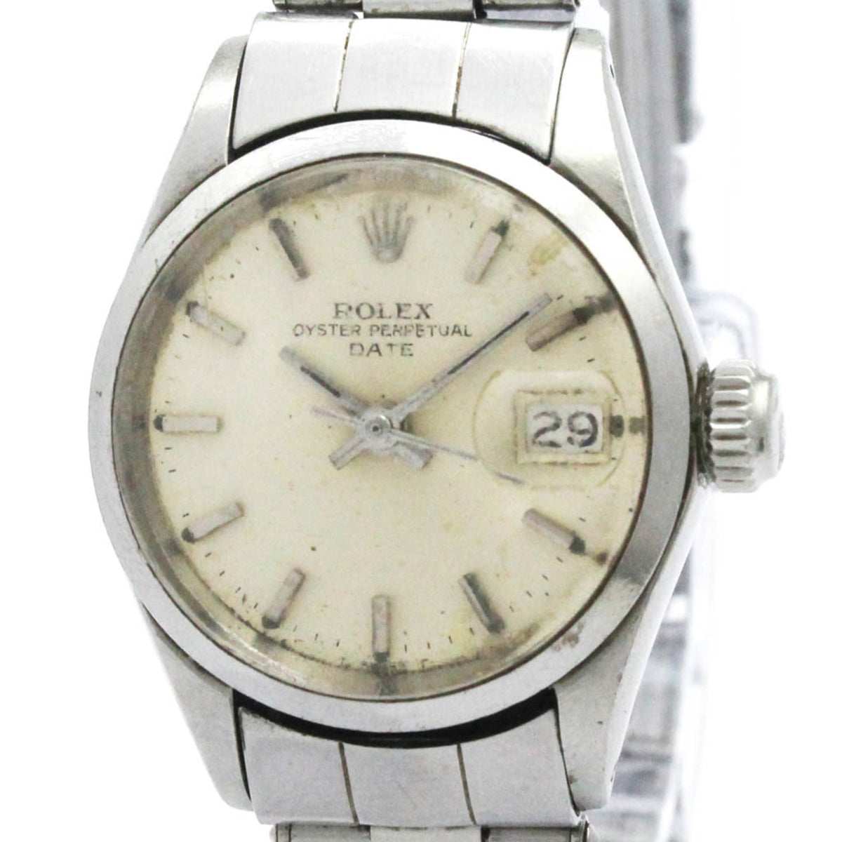 Rolex Oyster Perpetual Date – Acier, automatique, 25 mm (vintage)