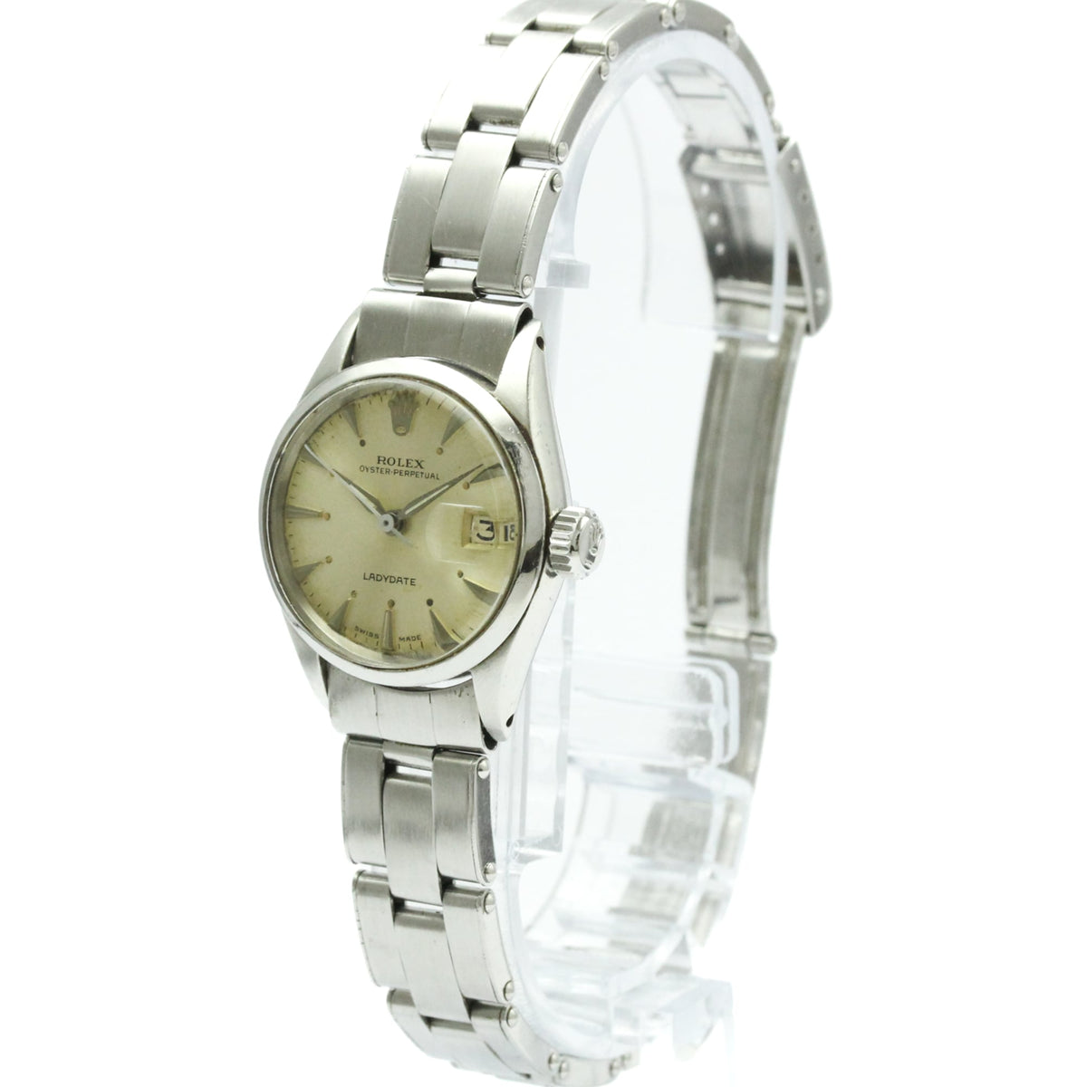 Rolex Oyster Perpetual Date – Acier, automatique, 25 mm (vintage)