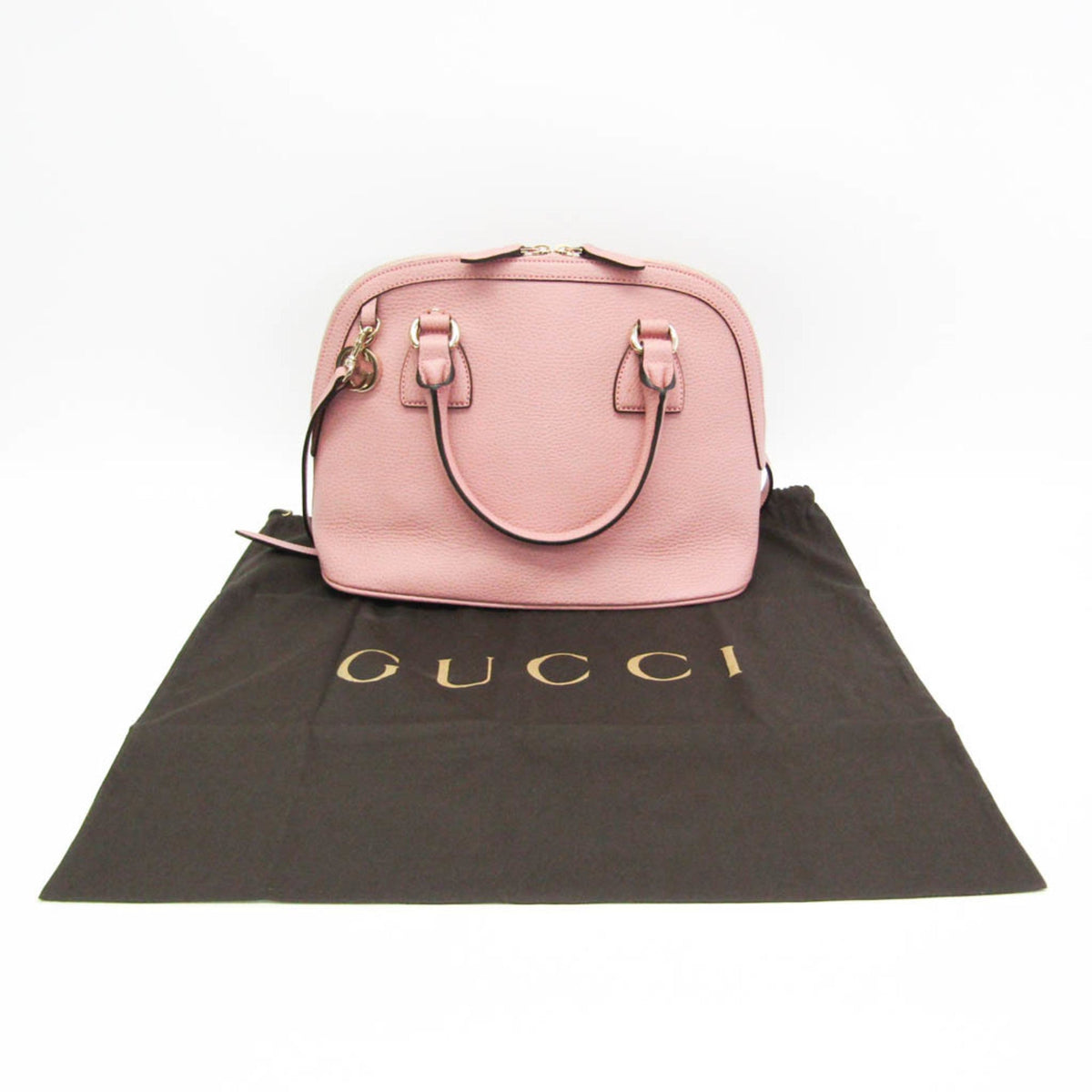 Gucci GG Charm – Fourre-tout en cuir rose pâle (d'occasion)