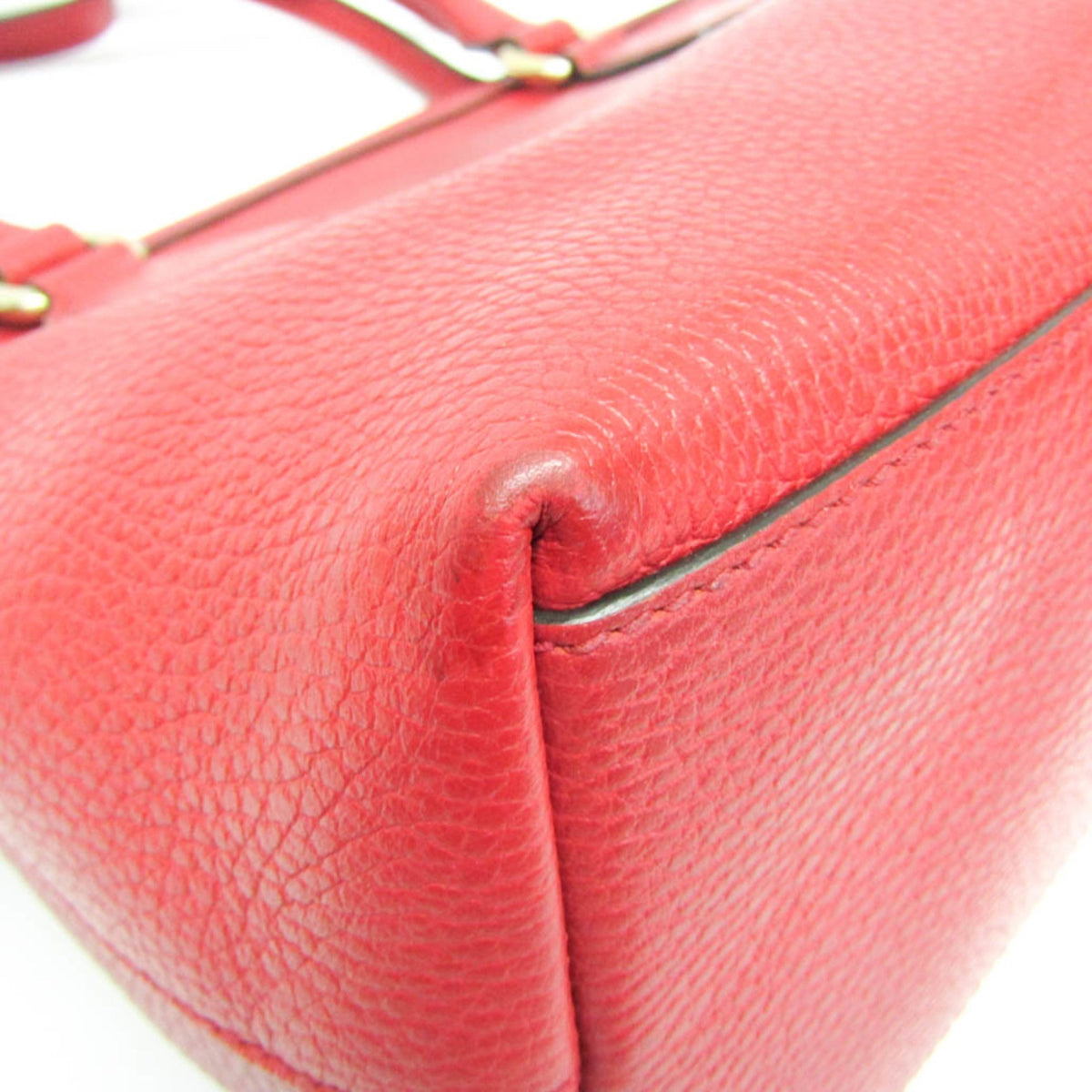 Gucci Interlocking G – Sac à main en cuir rouge (d'occasion)