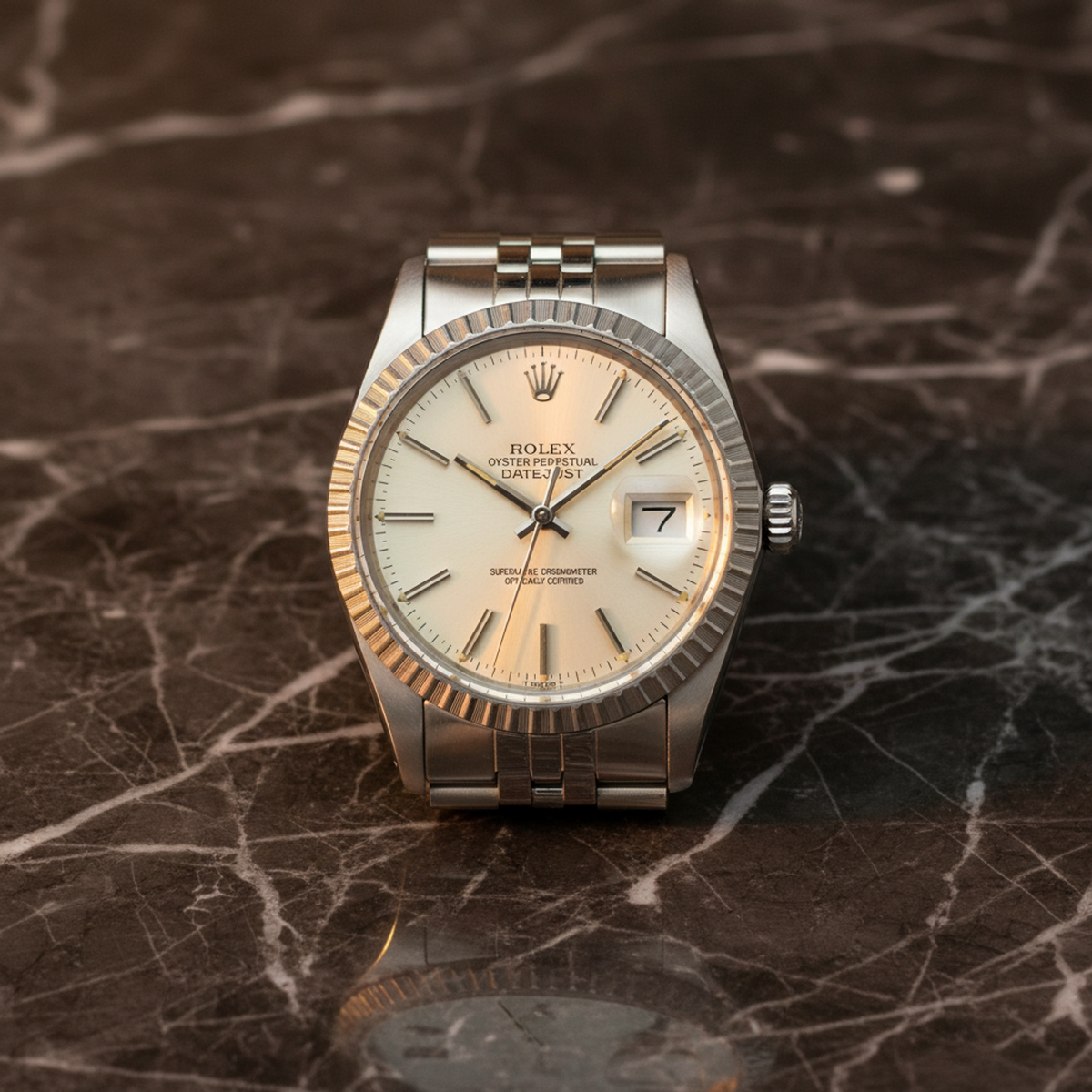 Rolex Datejust réf. 16030 – Acier et or blanc 18K, 36 mm (vintage)