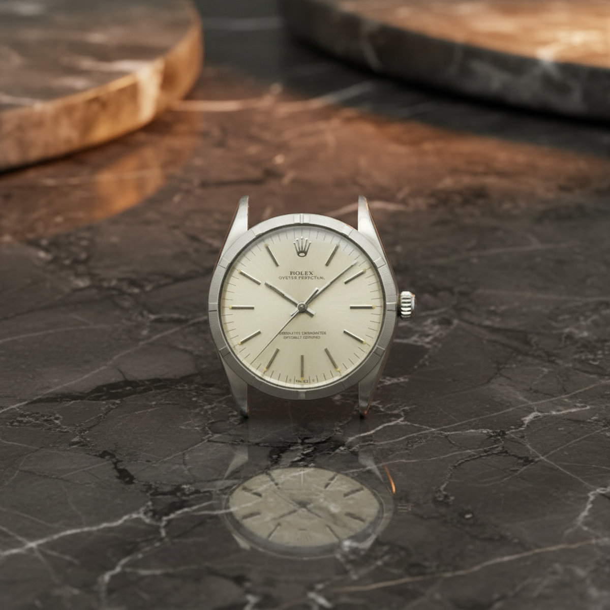 Rolex Oyster Perpetual réf. 1003 – Acier, automatique, 34 mm (vintage)