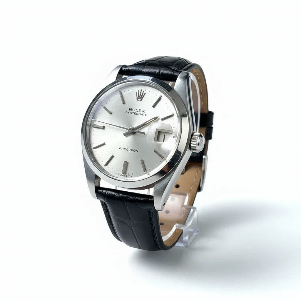 Rolex Oysterdate Precision – Acier, remontage manuel (vintage)