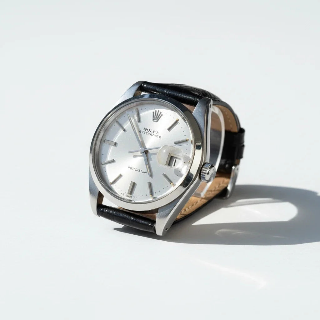 Rolex Oysterdate Precision – Acier, remontage manuel (vintage)